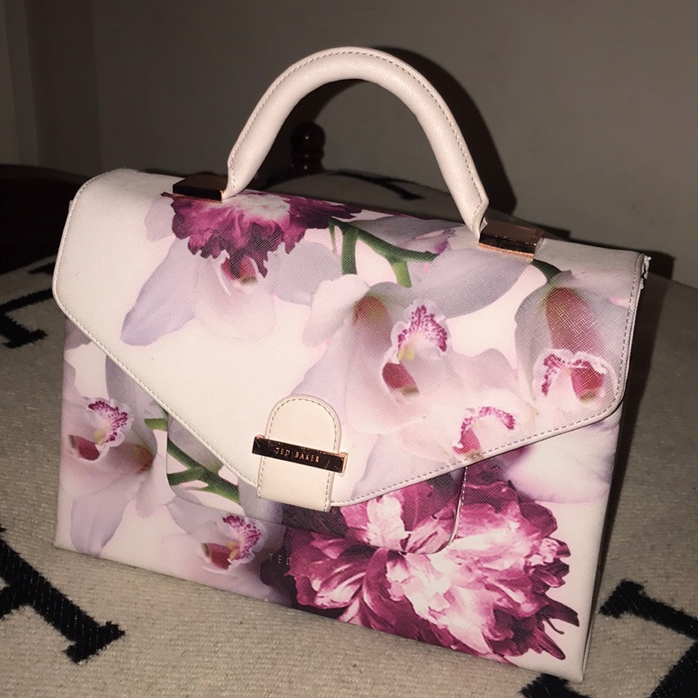 Ted Baker Floral Pattern Blush handbag